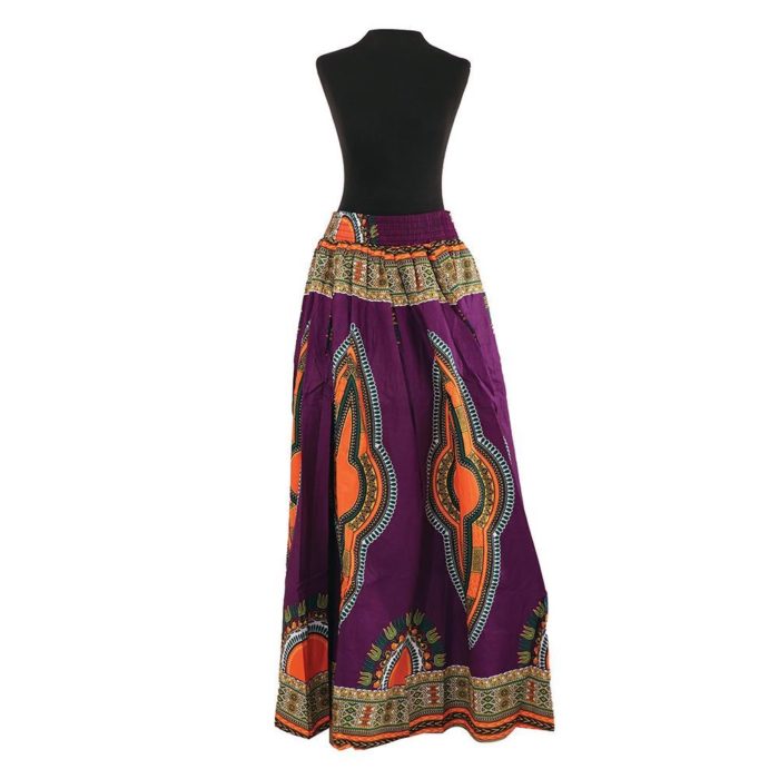 Traditional Print Maxi Skirt - Image 3