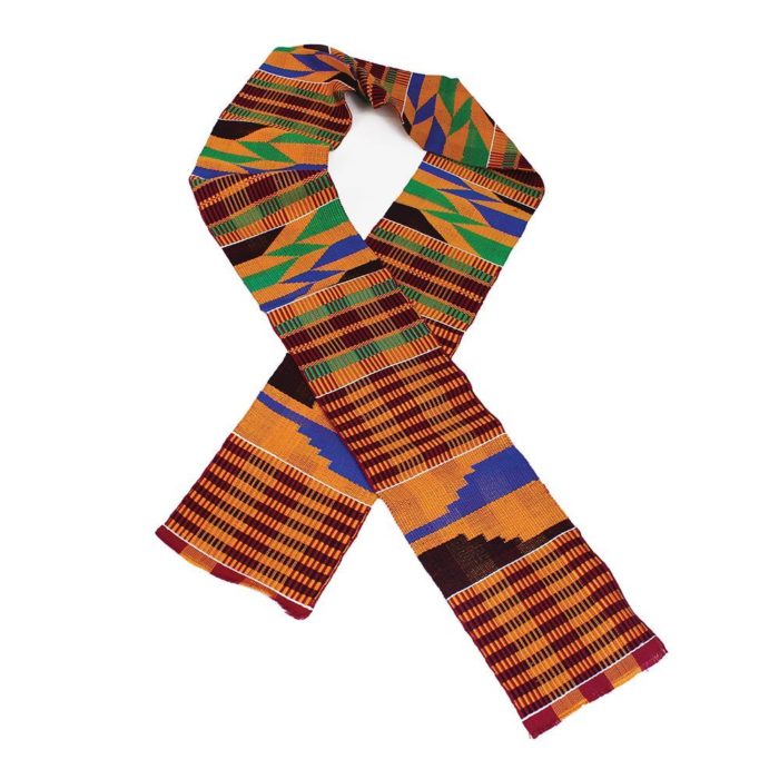 Hand Woven Authentic Kente Sash - Image 6