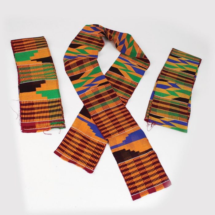 Hand Woven Authentic Kente Sash - Image 8