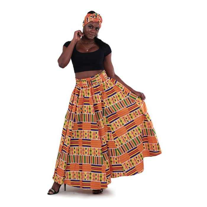 Kente Long Skirt