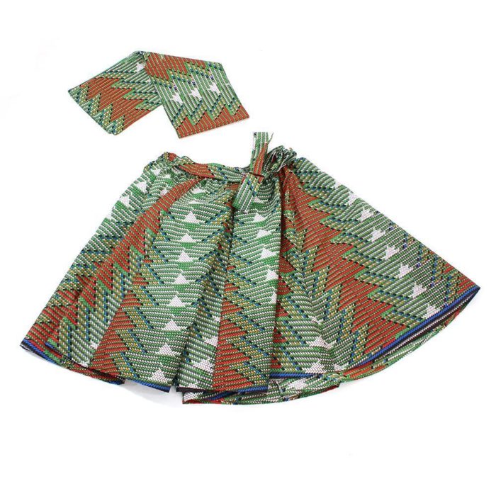 Interwoven Print Skirt - Image 2