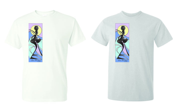 "Love Fountain" T-Shirt (Unisex) By Rema. - Image 2