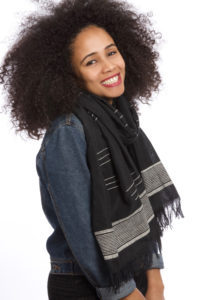 Black Ethiopian Shawl
