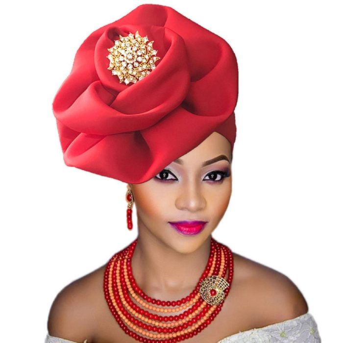 Already Made Nigerian Gele Headwrap (Auto-Gele) - Image 3