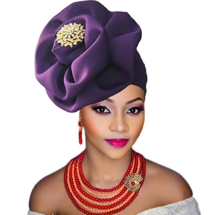 Already Made Nigerian Gele Headwrap (Auto-Gele) - Image 8