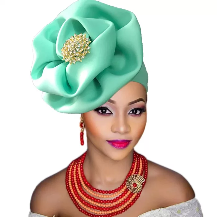 Already Made Nigerian Gele Headwrap (Auto-Gele) - Image 2