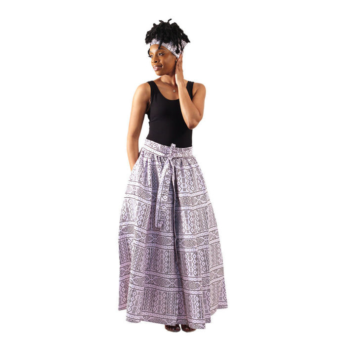 African Print Maxi Skirt - Image 4
