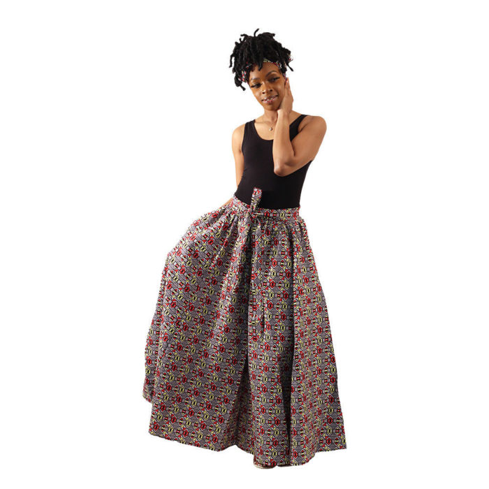African Print Maxi Skirt - Image 3
