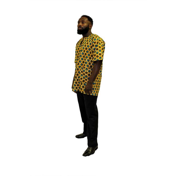 Men's Akwaaba Dashiki Top - Image 4