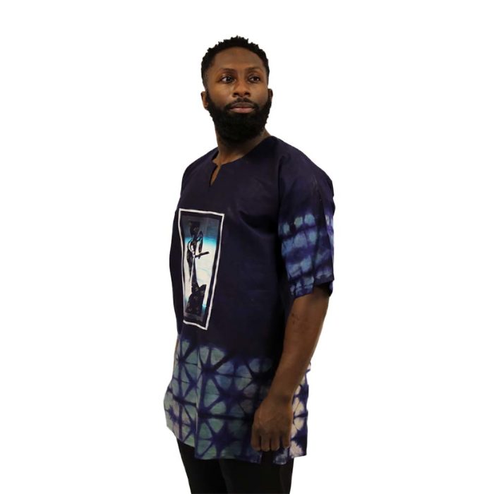 Mixed Batik Print Top- Unisex - Image 2