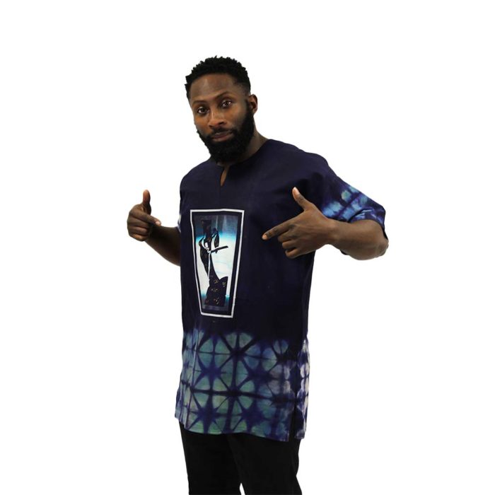 Mixed Batik Print Top- Unisex