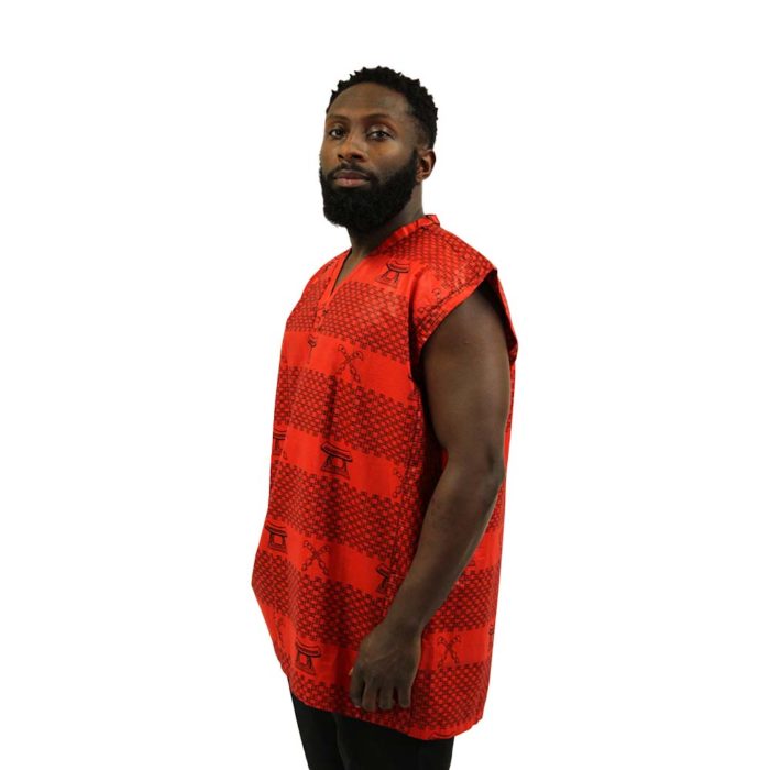 Mens' Akofena Sleeveless Dashiki - Image 3