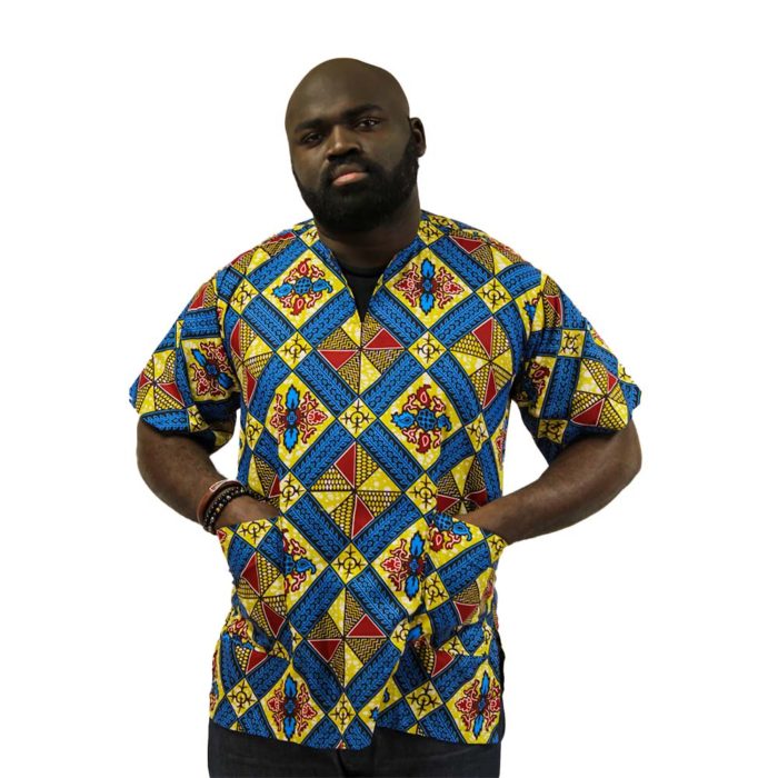 Geometric Design Dashiki Top
