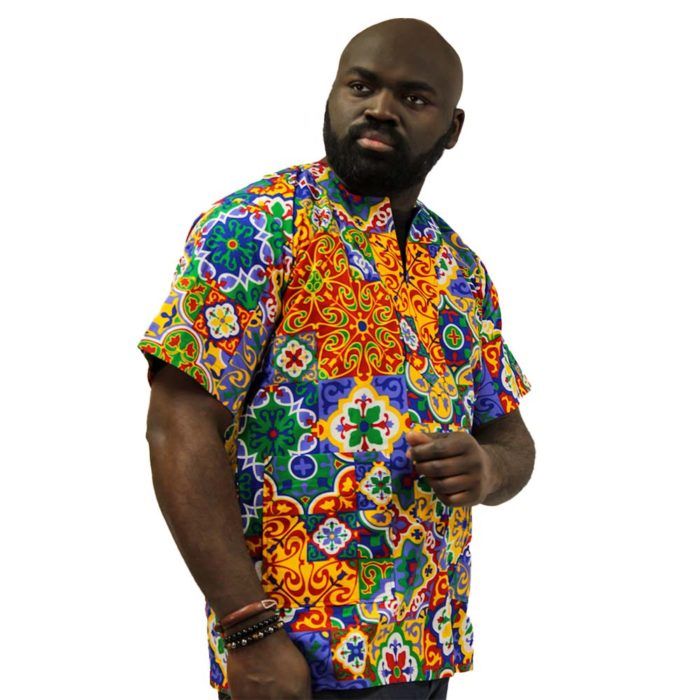 Vibrant Ahasuo Dashiki - Unisex