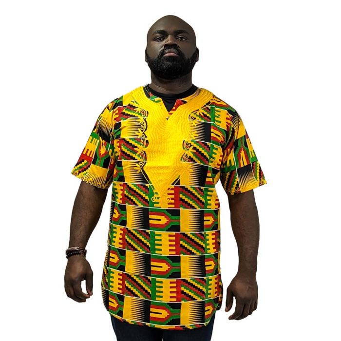 Cameroon Embroidered Kente Dashiki - Image 7