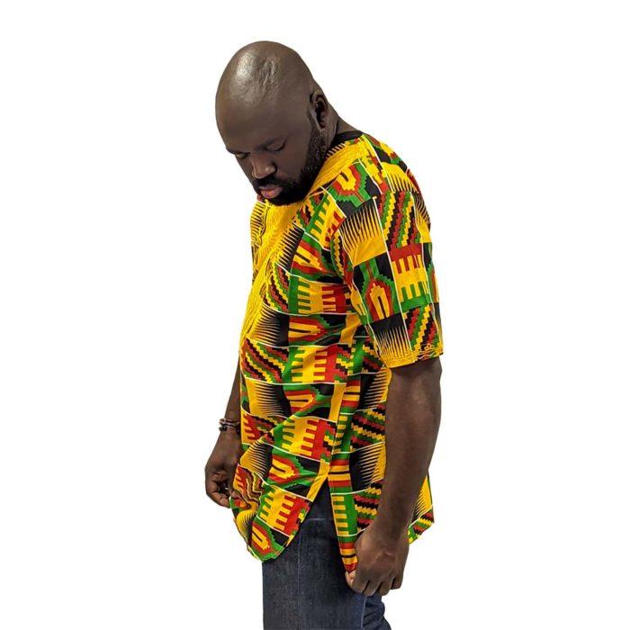 Cameroon Embroidered Kente Dashiki - Image 5