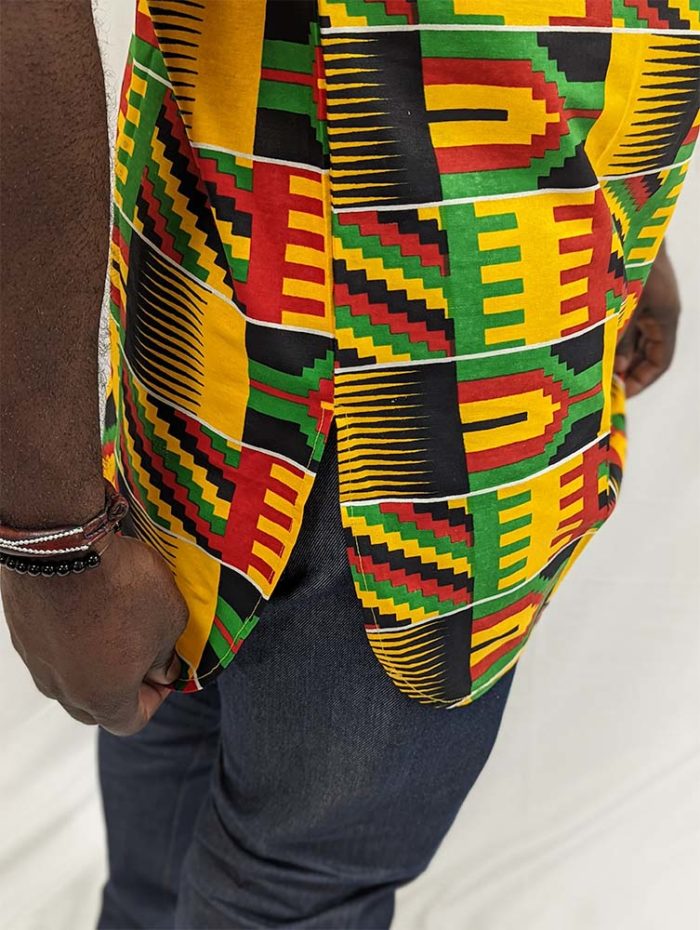 Cameroon Embroidered Kente Dashiki - Image 2