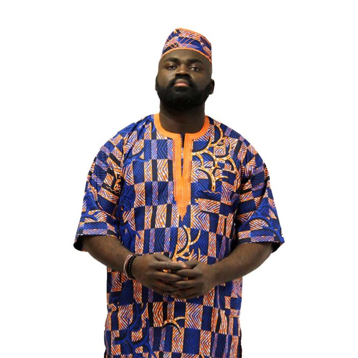 Men's African 3-Piece Ankara Set - Image 2