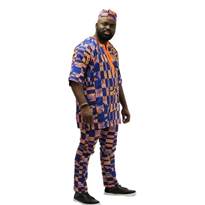 Men's African 3-Piece Ankara Set