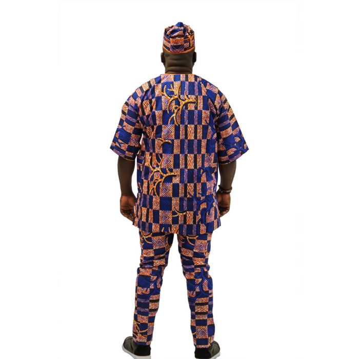 Men's African 3-Piece Ankara Set - Image 5