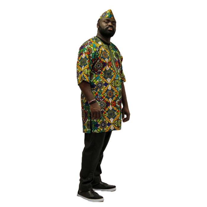 Men's African Multi-Print Set - Image 3