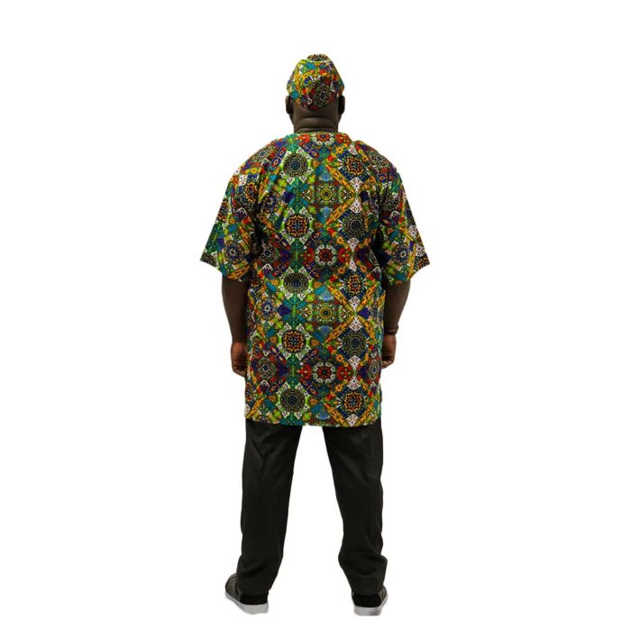Men's African Multi-Print Set - Image 5