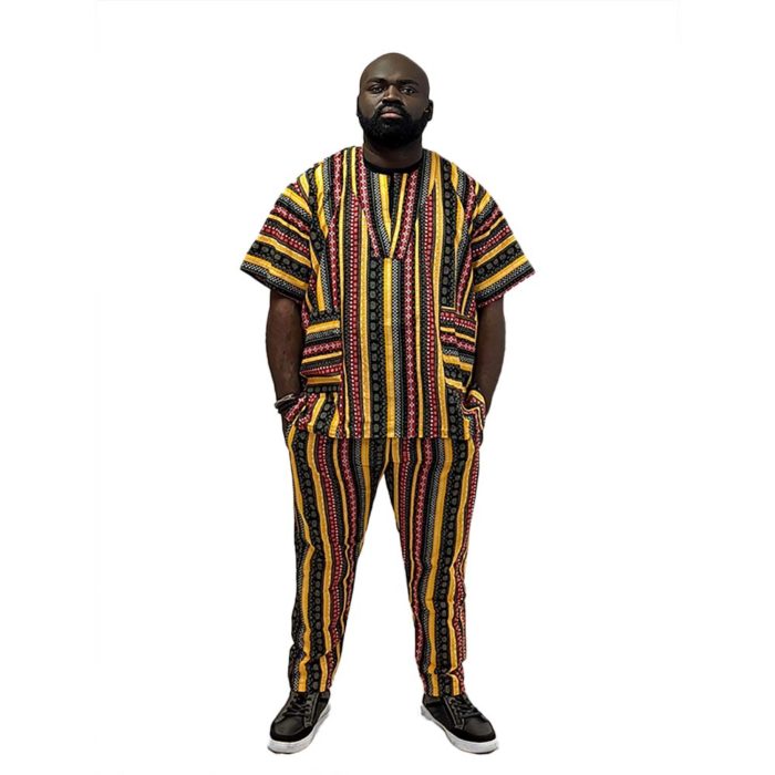 Men's Ghana Print 2-Piece Set