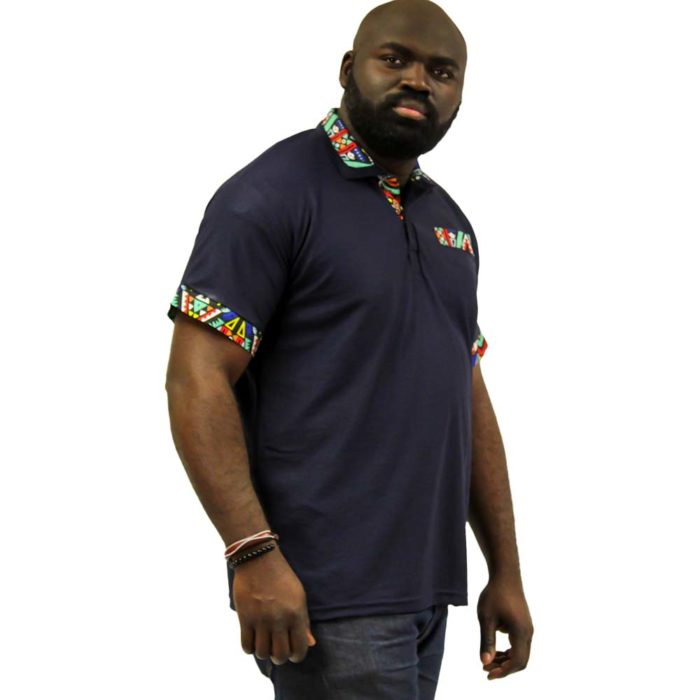 Men's Afrocentric Polo Top - Image 2