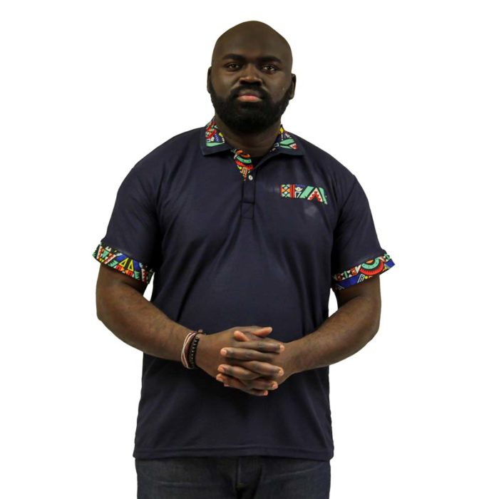 Men's Afrocentric Polo Top