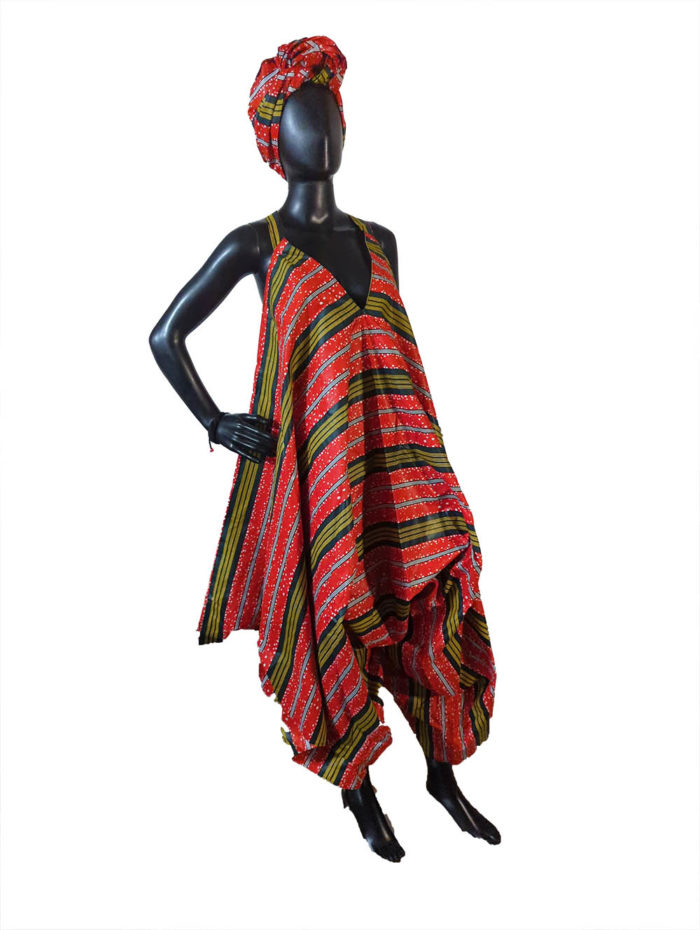 Women's Striped Kente Jumper - Image 4
