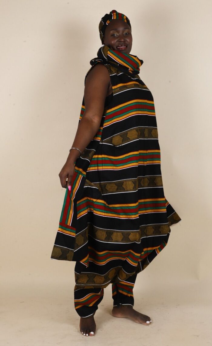 African Harem Jumper With Zipper Closure - Image 4