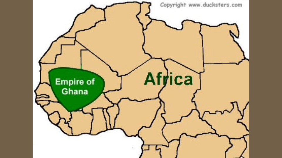 Ghana Empire Map