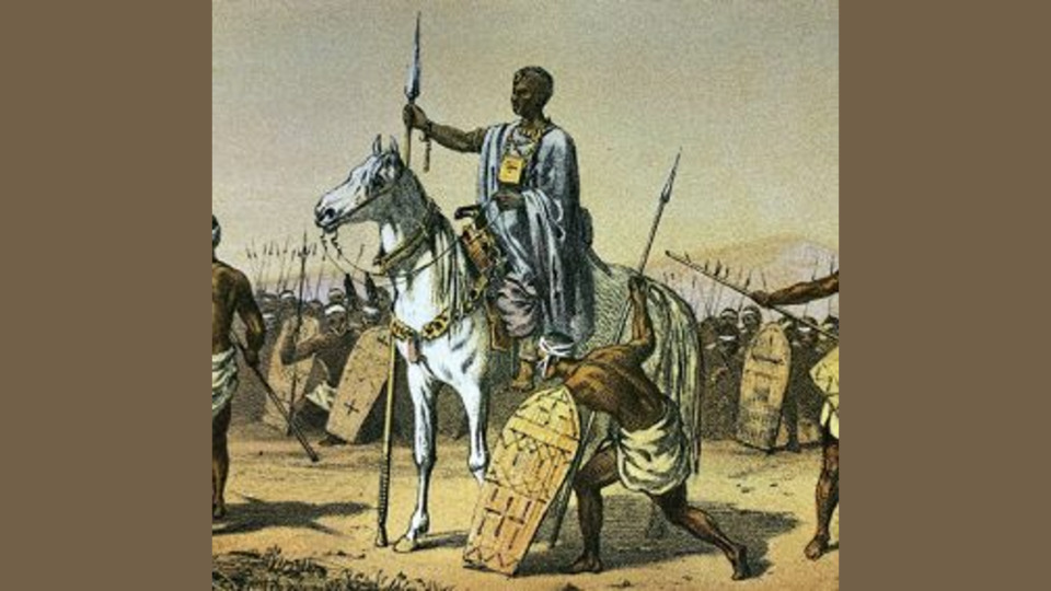 Kanem Bornu Ruler with Soldiers