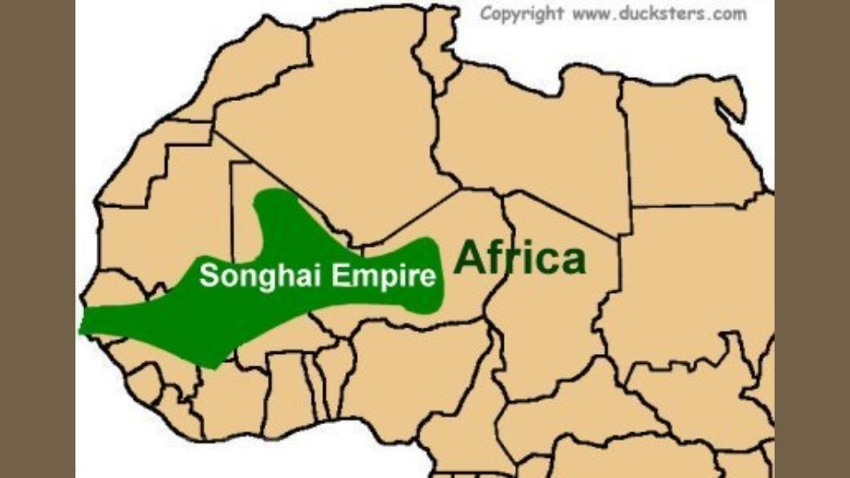 Map of the Songhai Empire