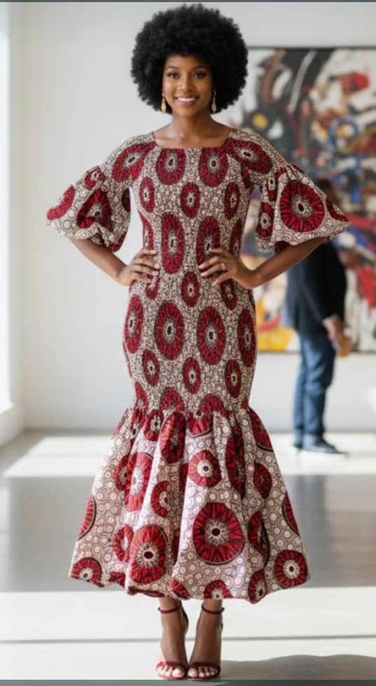 African Print Dresses For Women Maxi